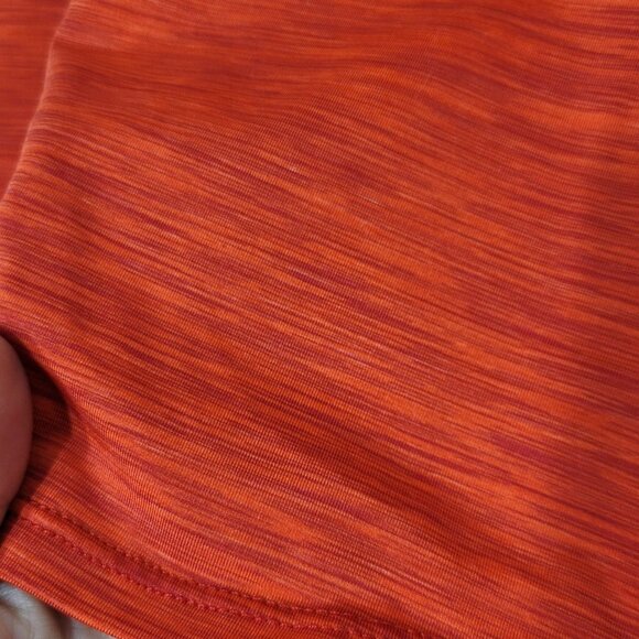 Women's Orange Space Dye Ruched Side Athletic Skirt Size M - Picture 6 of 9